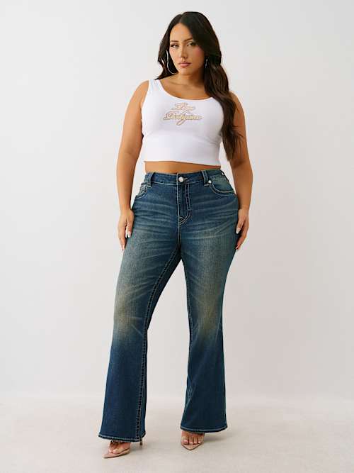 PLUS BECCA MID RISE BOOTCUT JEAN