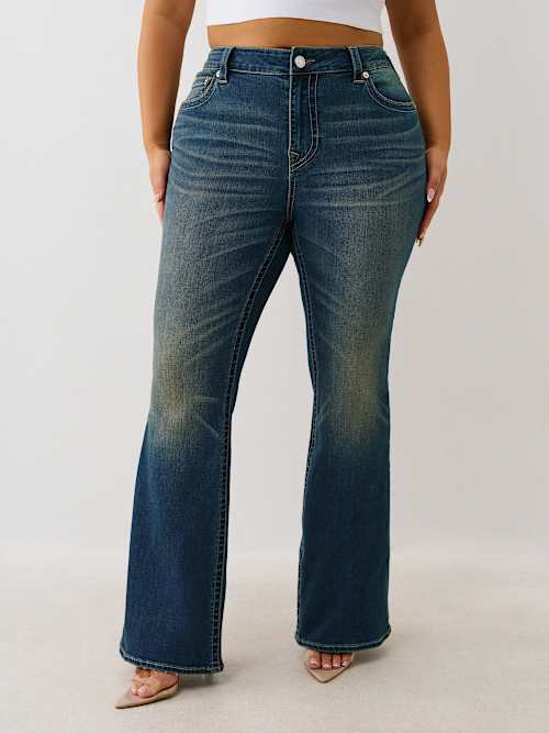 ДЖИНСЫ СВОБОДНОГО КРОЯ СО СРЕДНЕЙ ПОСАДКОЙ PLUS BECCA