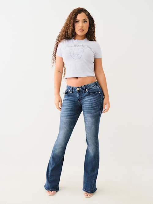 CRYSTAL LOGO SHORT SLEEVE BABY TEE