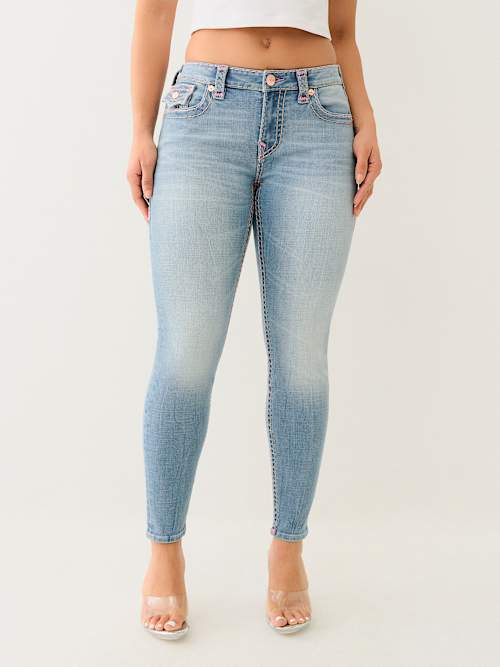 JENNIE MID RISE SUPER T CURVY SKINNY JEAN