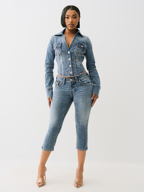 LONG SLEEVE DENIM SHIRT