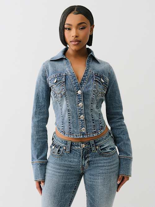LONG SLEEVE DENIM SHIRT