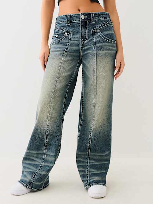 BOBBI MID RISE BIG T BAGGY JEAN