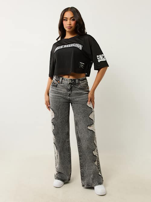 MESH BOXY JERSEY TEE