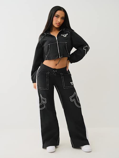 HORSESHOE BIG T NYLON TRACK PANT