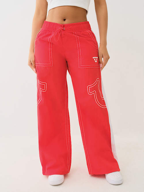 HORSESHOE BIG T NYLON TRACK PANT