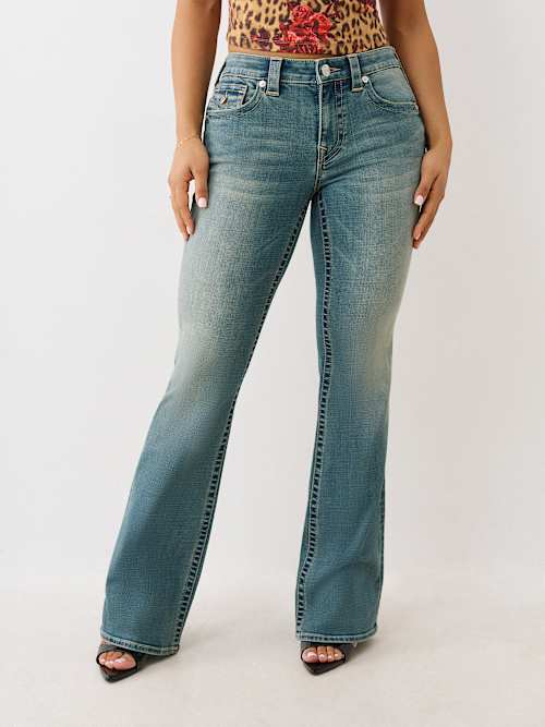 BECCA MID RISE BOOTCUT JEAN
