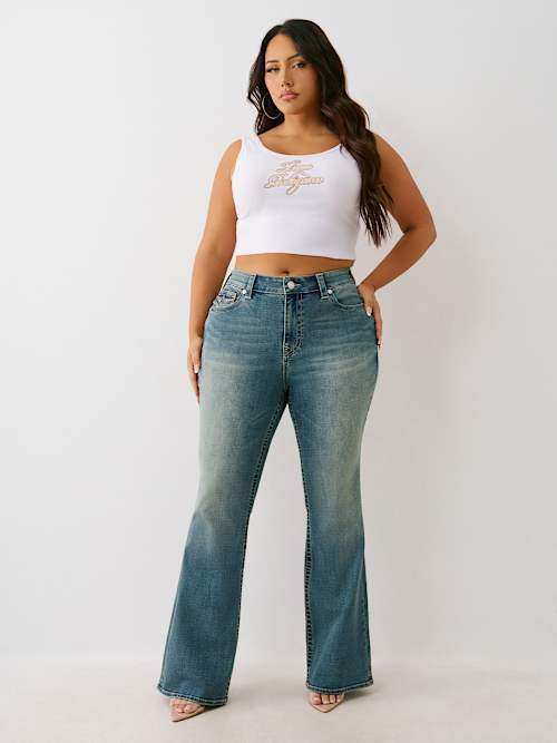 PLUS BECCA MID RISE BOOTCUT JEAN