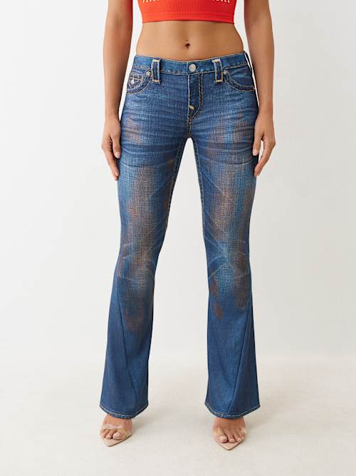 JOEY TERRY MID RISE SUPER T FLARE PANT