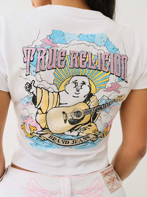 CRYSTAL BUDDHA BABY TEE