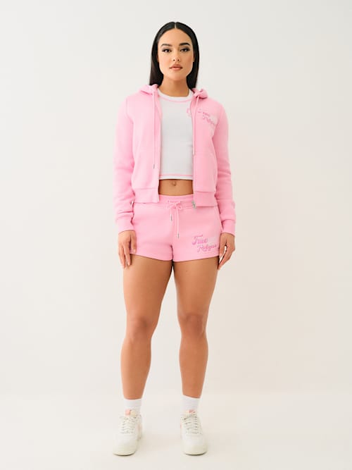 CRYSTAL WING SWEAT SHORT