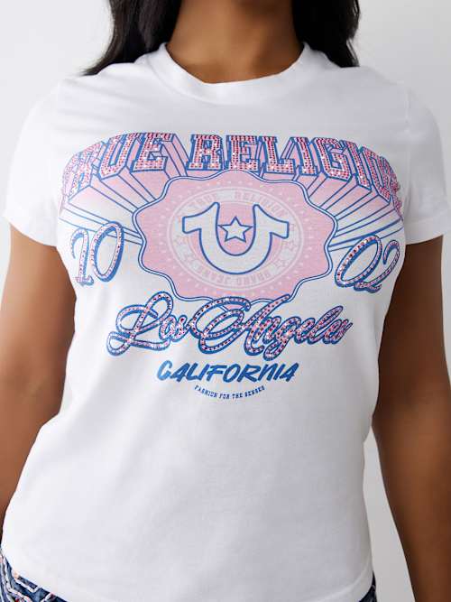 CRYSTAL LOGO CALIFORNIA TEE