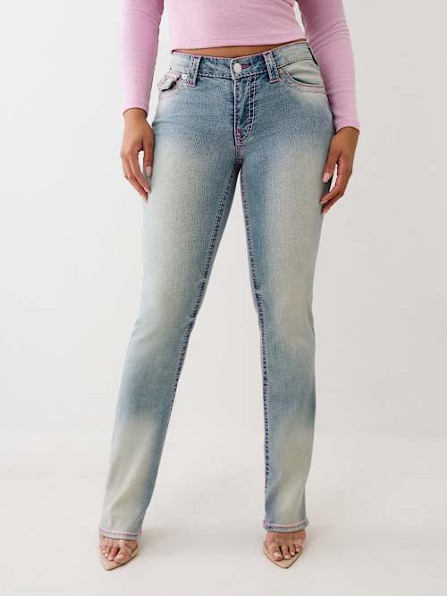 BILLIE MID RISE  BIG T STRAIGHT JEAN
