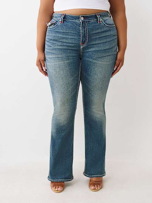 PLUS BECCA MID RISE SUPER T BOOTCUT JEAN
