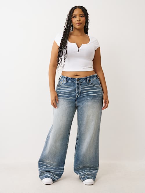 PLUS BOBBI BIG T BAGGY JEAN