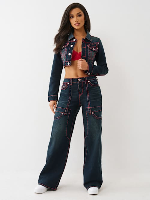 CROP MINI BIG T JACKET