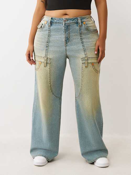 PLUS BOBBI CARPETNER BIG T BAGGY JEAN