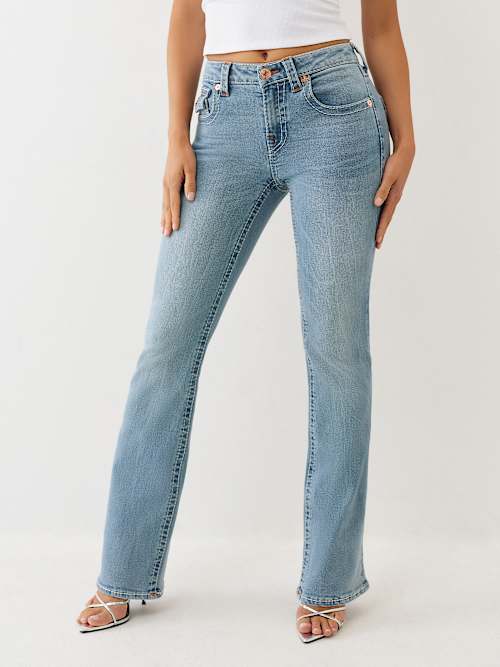 JEANS CORTE DE BOTA BECCA BIG T DE TIRO MEDIO