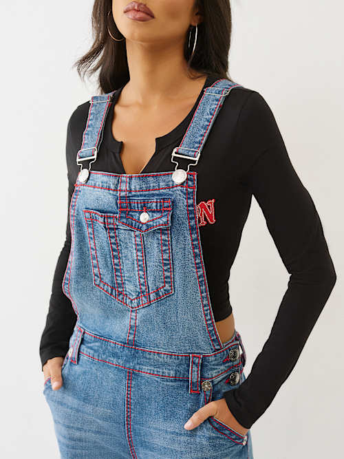 DENIM BAGGY BIG T OVERALL