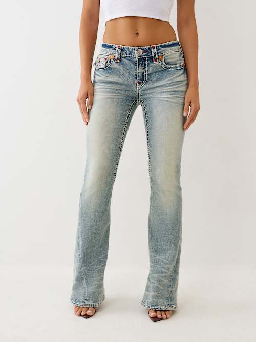 JOEY LOW RISE SUPER T FLARE JEAN