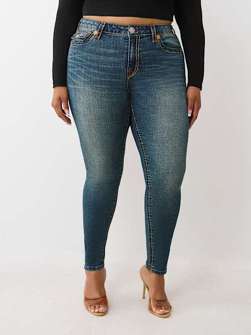 PLUS JENNIE SUPER T MID RISE CURVY SKINNY JEAN