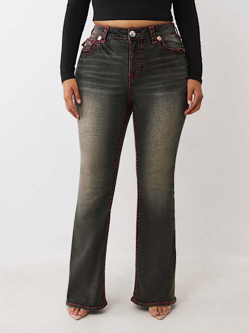 PLUS BECCA MID RISE SUPER T BOOTCUT JEAN