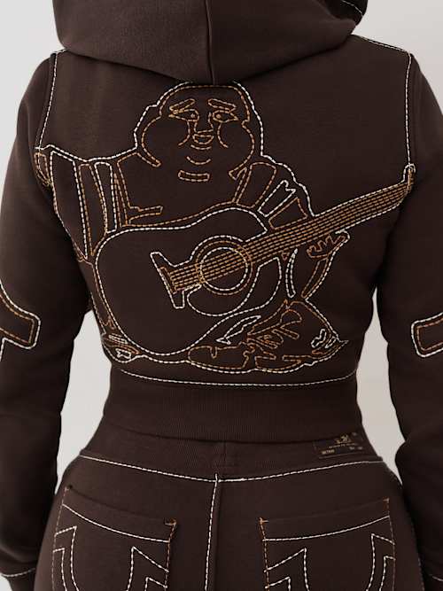 BIG T SHRUNKEN ZIP HOODIE