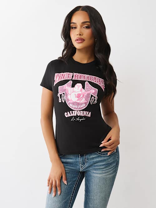 CRYSTAL BUDDHA CREW TEE