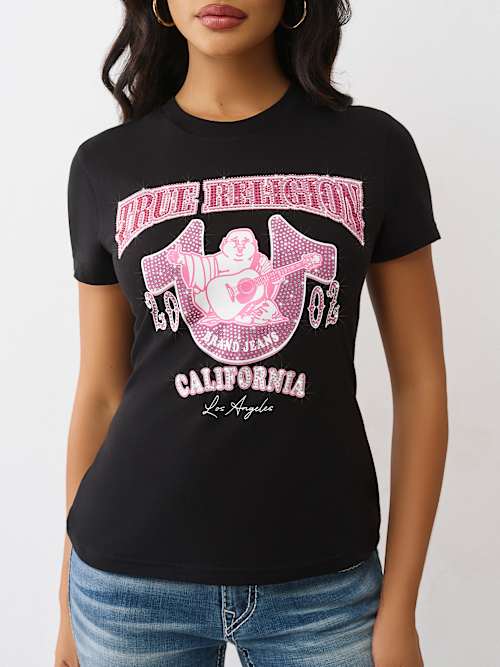 CRYSTAL BUDDHA CREW TEE