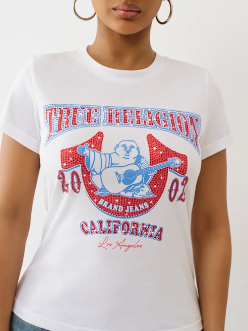 CRYSTAL BUDDHA CREW TEE