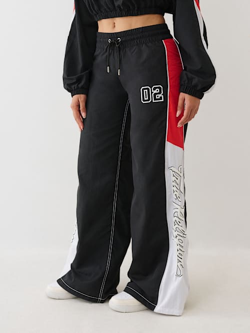 COLORBLOCK NYLON TRACK PANT