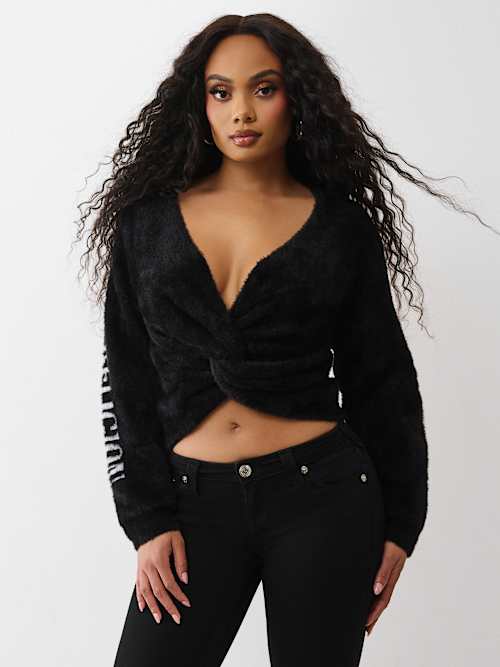 ДВУСТОРОННИЙ СВИТЕР ИЗ ЖАККАРДА