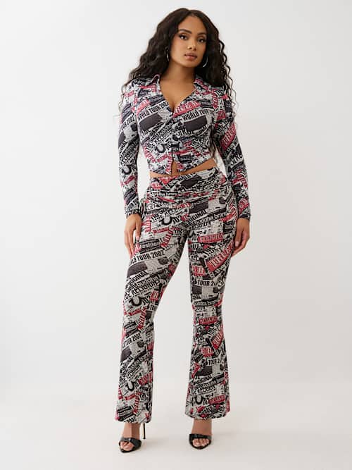 PANTALONES CON PLIEGUES FRUNCIDOS WORLD TOUR