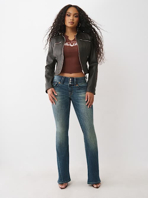 LOGO ZIP MOTO JACKET