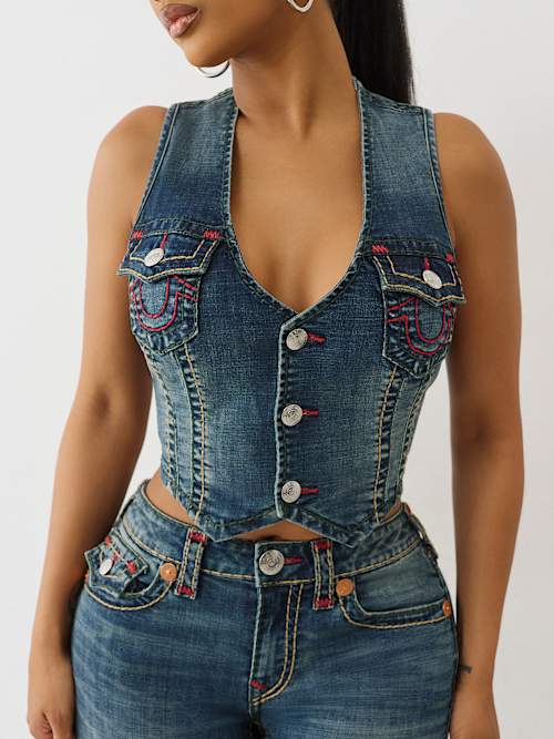 SUPER T DENIM VEST