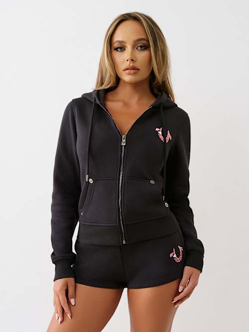 'I LOVE TRUE RELIGION' ZIP HOODIE