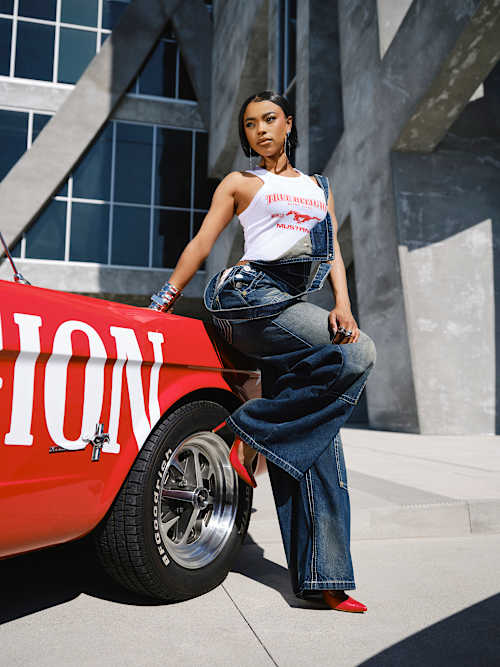 JESSIE BIG T OVERSIZED OVERALL