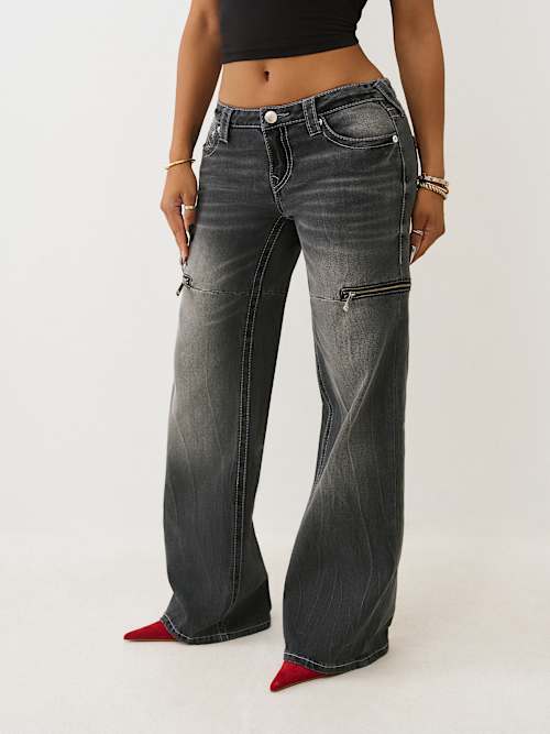 МЕШКОВАТЫЕ ДЖИНСЫ BOBBI BIG T С НИЗКОЙ ПОСАДКОЙ