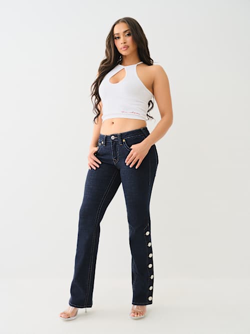 ДЖИНСЫ С ЗАУЖЕННЫМ НИЗОМ SAILOR BUTTON ДЛЯ МАЛЫШЕЙ