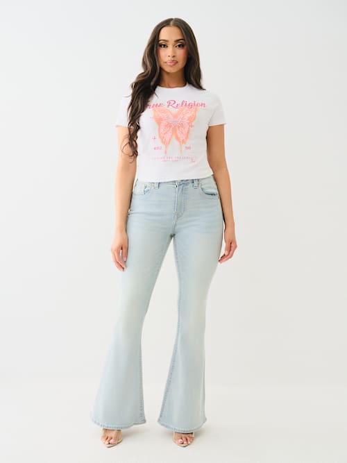 JEANS DE TIRO ALTO ACAMPANADOS CHARLIE