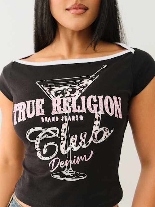 MARTINI BOATNECK TEE