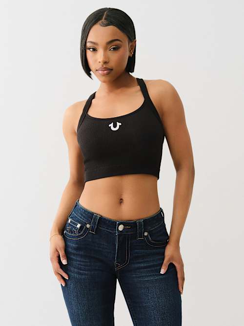 SEAMLESS CROP TANK TOP 