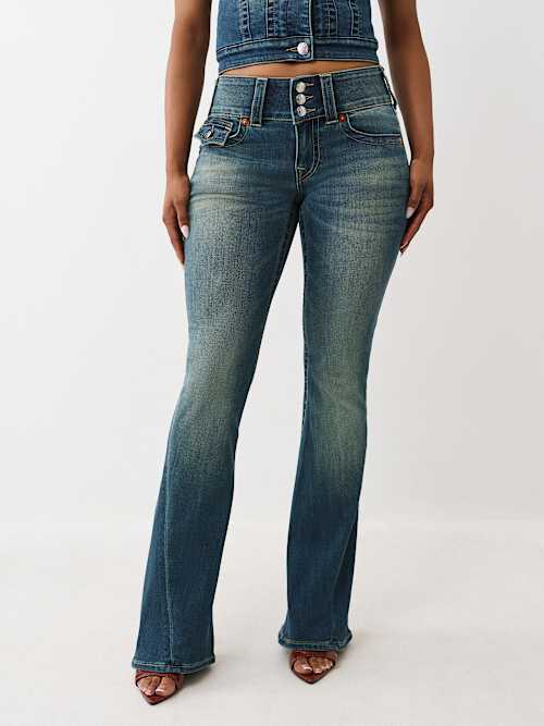 JOEY Y2K MID RISE FLARE JEAN