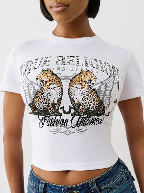 WINGED LEOPARD BABY TEE