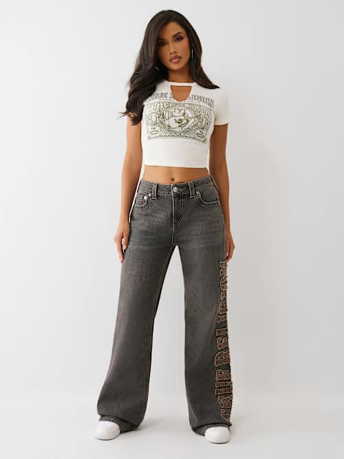 TRUE RELIGION BOBBI BAGGY JEAN