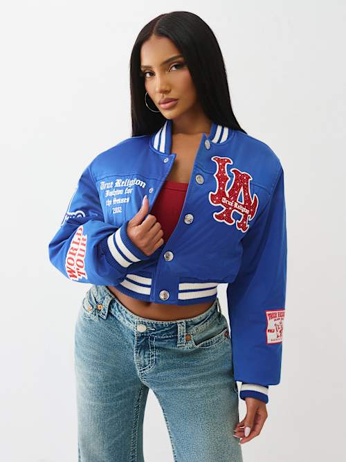 ОБЛЕГАЮЩАЯ АТЛАСНАЯ КУРТКА-БОМБЕР