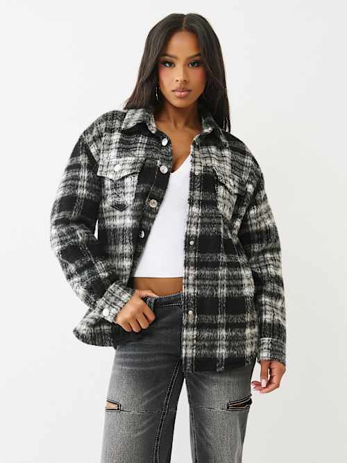 ФЛАНЕЛЕВАЯ ЗАСТЕЖКА С АРОЧНЫМ ЛОГОТИПОМ