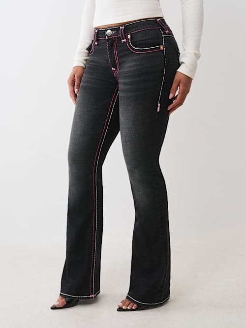 BECCA MID RISE SUPER T BOOTCUT JEAN