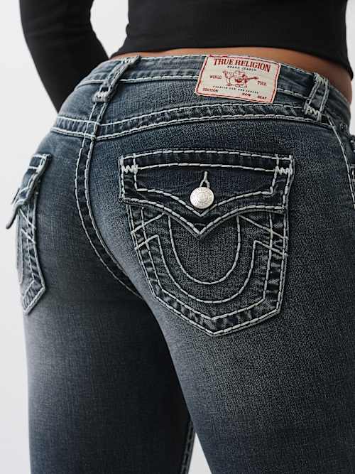 JEANS CORTE DE BOTA SUPER T BECCA DE TIRO MEDIO
