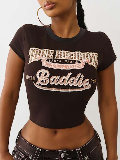 ДЕТСКАЯ ФУТБОЛКА CRYSTAL BADDIE